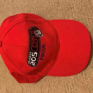 NEW" Peugeot 205 Gti club baseball cap in red"