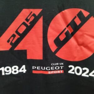 pscuk limited edition 205 40th anniversary T-shirt